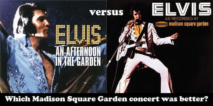 An Afternoon In The Garden Vs As Recorded At Madison Square Garden