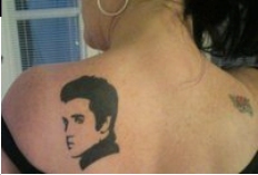 I will be tattooing a small Elvis tattoo on my wrist Could someone please  help me find an HD version of this drawingpicture of him So I can give my  artist to